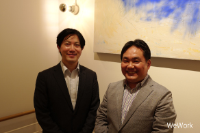 Kohei Shiratori from Epson (Left) and  Mr. Ogawa.