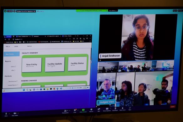 Virtual Presentation by Winning Participant Anjali Sridharan